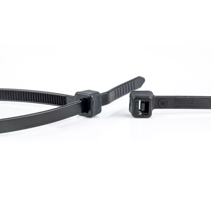 WKK 110256071 fascette per cavi 430 mm x 4,8 mm nere stabilizzate UV 100 pezzi