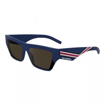 Karl Lagerfeld occhiali da sole unisex KL6163S-401 montatura nera, lenti grigie, 59/17/145 mm