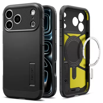 Spigen Tough Armor T custodia MagSafe per iPhone 18 Pro / 17 Pro – nero