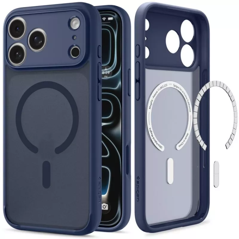 SPIGEN Ultra Hybrid MagSafe iPhone 17 Pro Max / 18 Pro Max Frost blu intenso