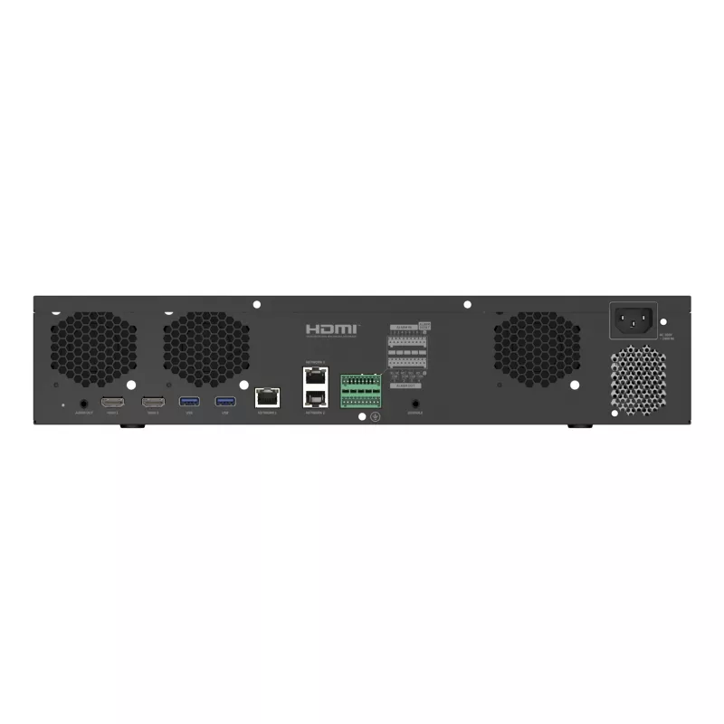 Hanwha Vision XRN-3220B2 NVR 32 canali 4K UHD, 8 alloggiamenti, RAID 5/6, 400 Mbps
