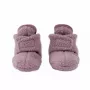 Lodger Slipper Teddy scarpine per neonato, rosa, 0-3 mesi, antiscivolo, pile, unisex