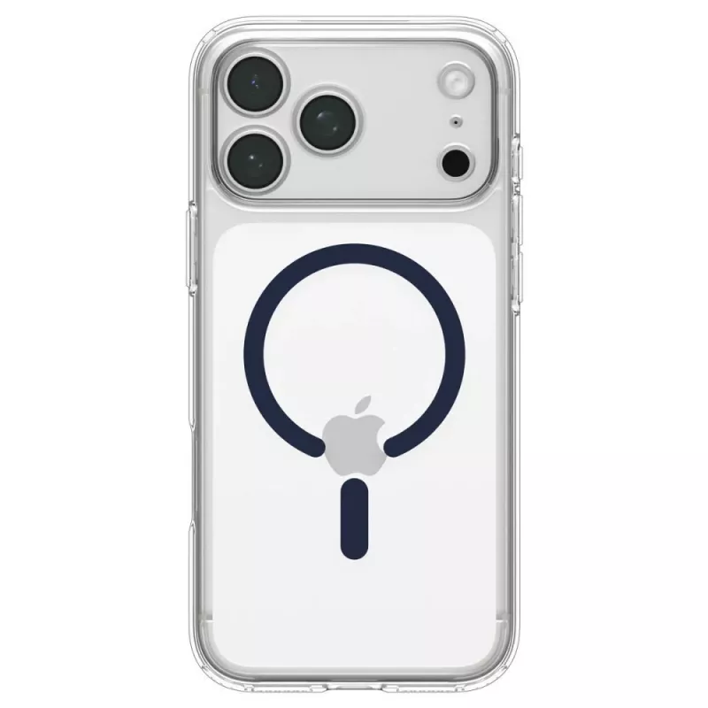 Spigen Ultra Hybrid custodia MagSafe per iPhone 17 Pro Max / 18 Pro Max - trasparente/blu intenso