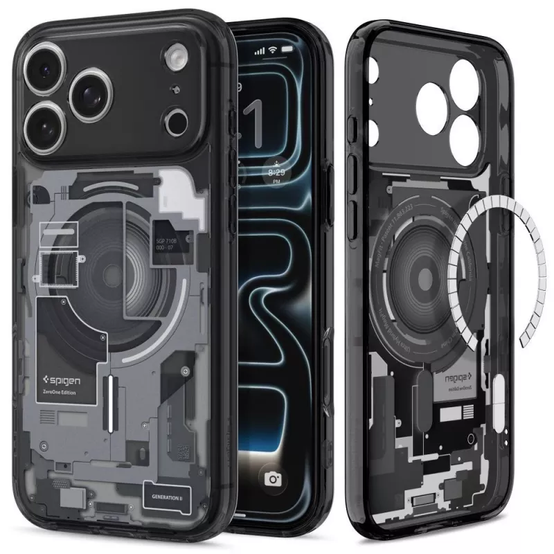 SPIGEN Ultra Hybrid MagSafe iPhone 17 Pro Max / 18 Pro Max Zero One nero