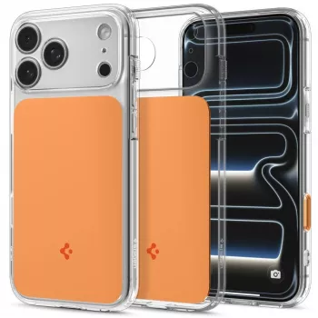 Custodia Spigen Ultra Hybrid T Mag MagSafe per iPhone 17 Pro Max / 18 Pro Max – arancione lucido