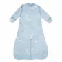 Lodger Hopper Matcha Turtle sacco nanna per neonato con maniche rimovibili, Blue Fogg, 50/62