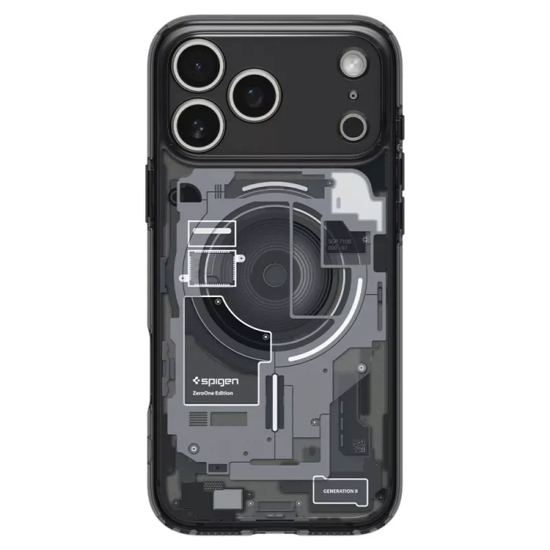 Spigen Ultra Hybrid MagSafe iPhone 17 Pro / 18 Pro Zero One nero