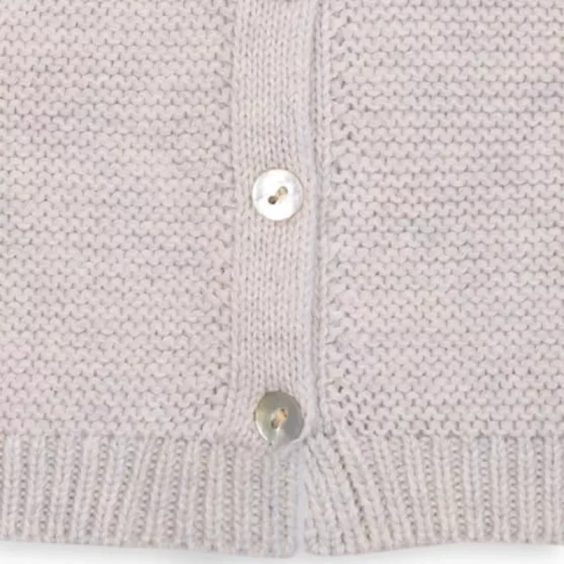Lodger Topper Knit Merino giacca per neonato in lana merino, birch, taglia 56