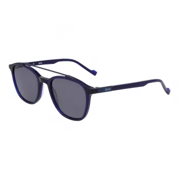 ZEISS uomo ZS22518S-415 occhiali da sole rettangolari, nero/grigio, 52-20-145
