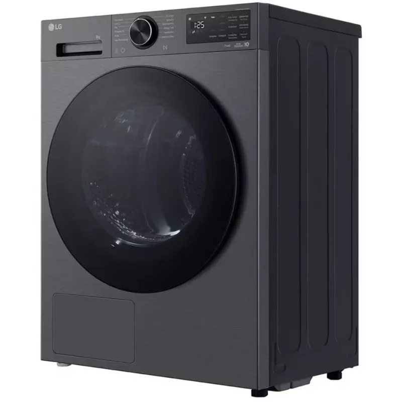 LG RT80X7B asciugatrice 8 kg con pompa di calore e AI Dry, A+++, display LED touch, Wi-Fi