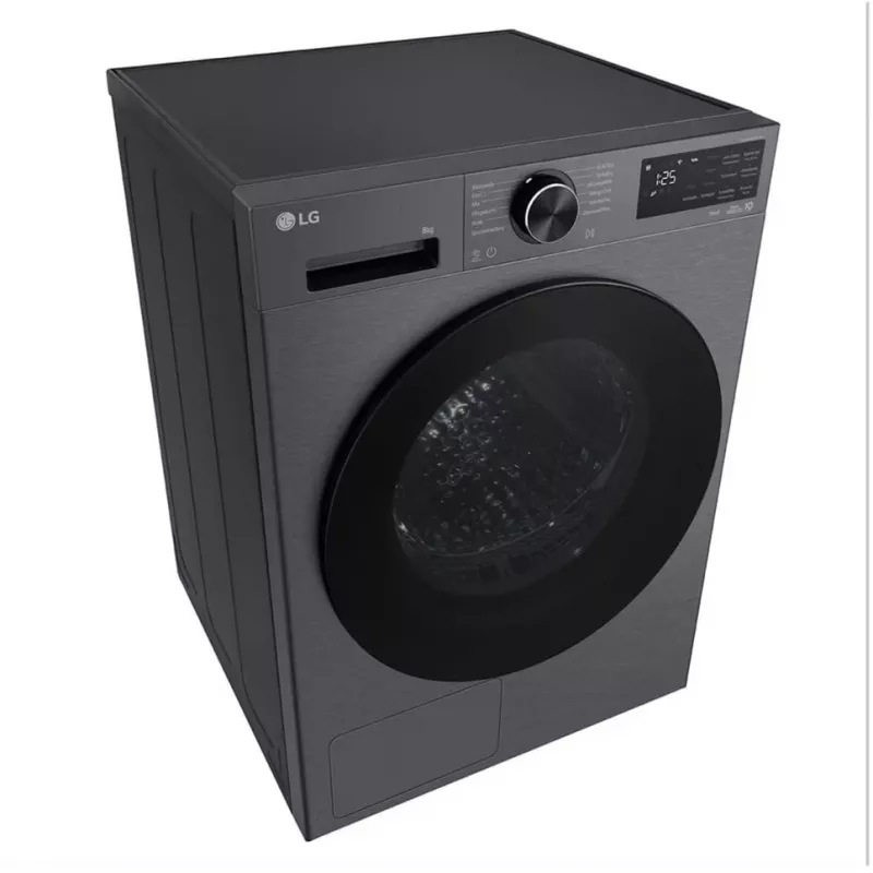 LG RT80X7B asciugatrice 8 kg con pompa di calore e AI Dry, A+++, display LED touch, Wi-Fi