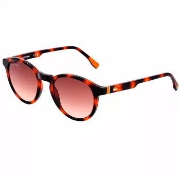 Lacoste occhiali da sole unisex L6030SRG-1 rettangolari nero/grigio 50-21-145