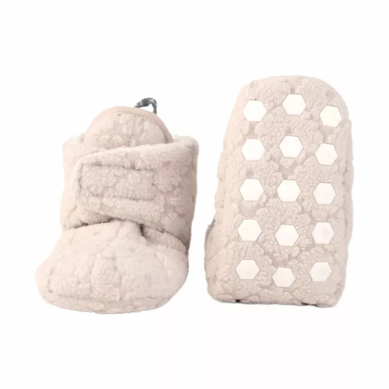 Lodger Slipper Folklore Fleece Scarpine neonato Birch 6-12 mesi