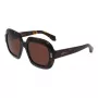 Ferragamo SF2068SE-242 Occhiali da sole donna cat-eye, Havanna/Marrone Gradient, 54mm