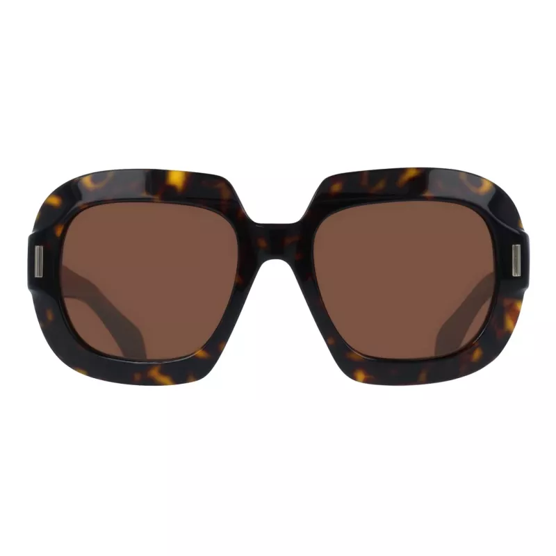 Ferragamo SF2068SE-242 Occhiali da sole donna cat-eye, Havanna/Marrone Gradient, 54mm