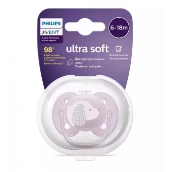 Philips Avent Ultra Soft DECO Ciuccio 6-18 mesi, 1 pz., femmina