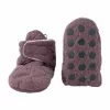 Lodger Slipper Folklore Fleece Scarpine neonato, Mauve, 6-12 mesi