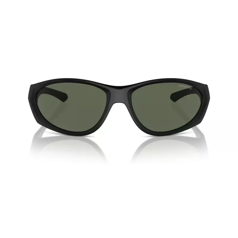 Arnette AN4342 Occhiali da sole rettangolari, nero opaco/grigio, 62-17-125 mm AN4342-275871
