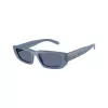 Arnette AN4357-124872 Occhiali da sole donna squadrati, montatura grigio trasparente, lenti grigio scuro, 53mm