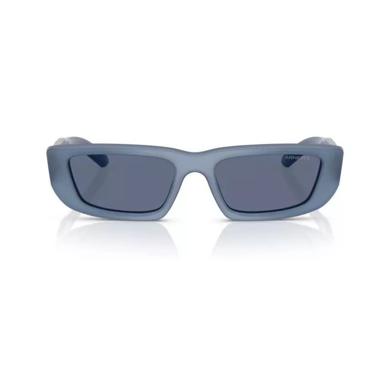 Arnette AN4357-124872 Occhiali da sole donna squadrati, montatura grigio trasparente, lenti grigio scuro, 53mm