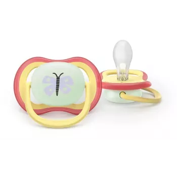 Philips AVENT Ultra Air Night Ciuccio 0-6 mesi, confezione da 2, luminoso al buio
