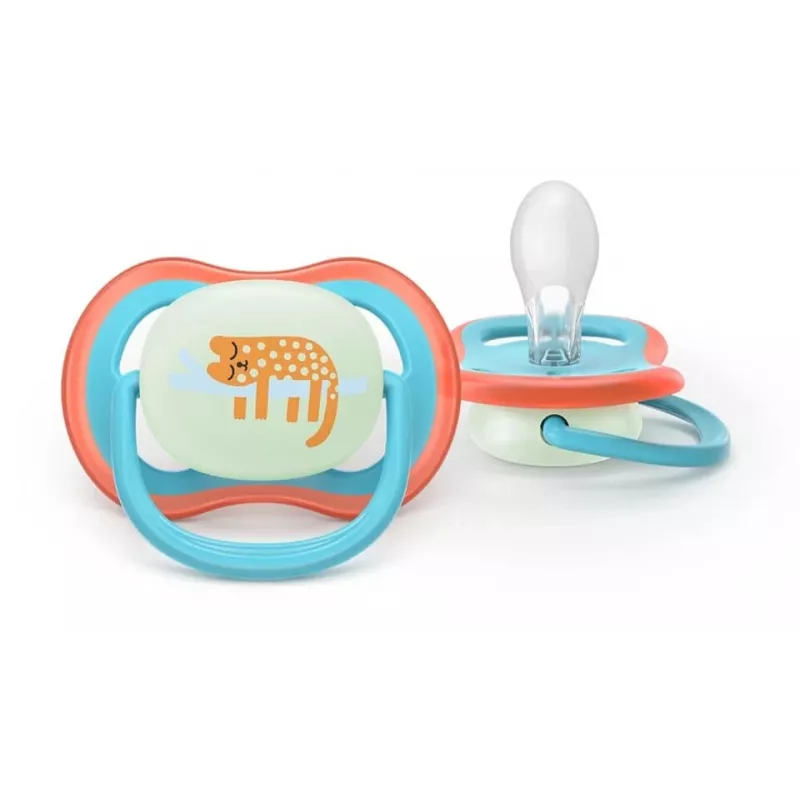 Philips Avent Ultra Air Night Ciuccio 18m+ neutro confezione da 2