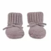Lodger Slipper Merino Wool Scarpine neonato, rosa, 0-6 mesi