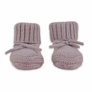 Lodger Slipper Merino Wool Scarpine neonato, rosa, 0-6 mesi
