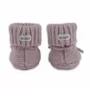 Lodger Slipper Merino Wool Scarpine neonato, rosa, 0-6 mesi
