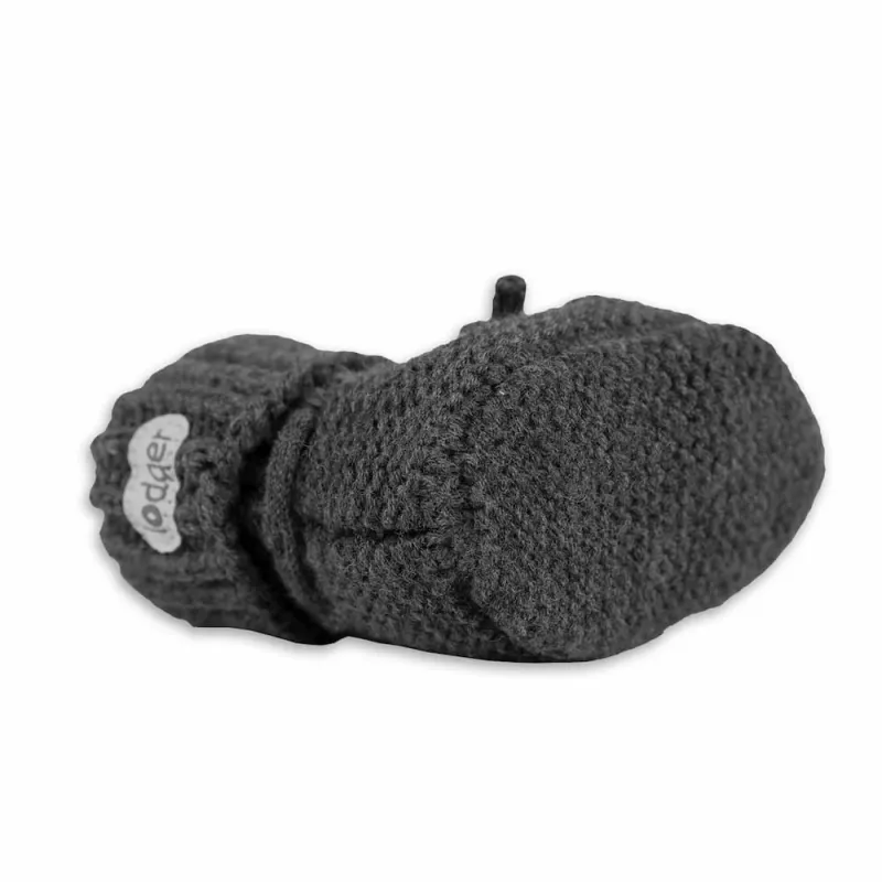 Lodger Slipper Merino Wool Pantofole neonato, Pigeon, 0-6 mesi