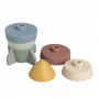 BABY'S ONLY Torre impilabile in silicone razzo, Opal, 0+ mesi