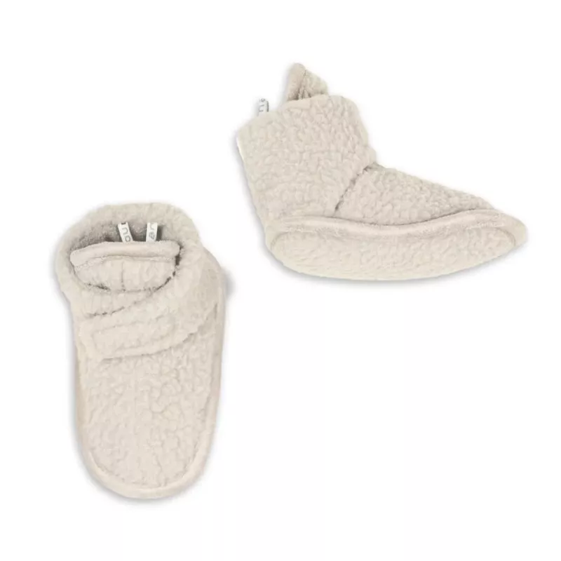 Pantofole per neonati Lodger Slipper Teddy, Birch, 3-6 mesi