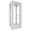 DSIT Armadio rack 42U 19 pollici, doppie porte perforate anteriore e posteriore, bianco, 800x1000x2000mm (DS8042DD-W)