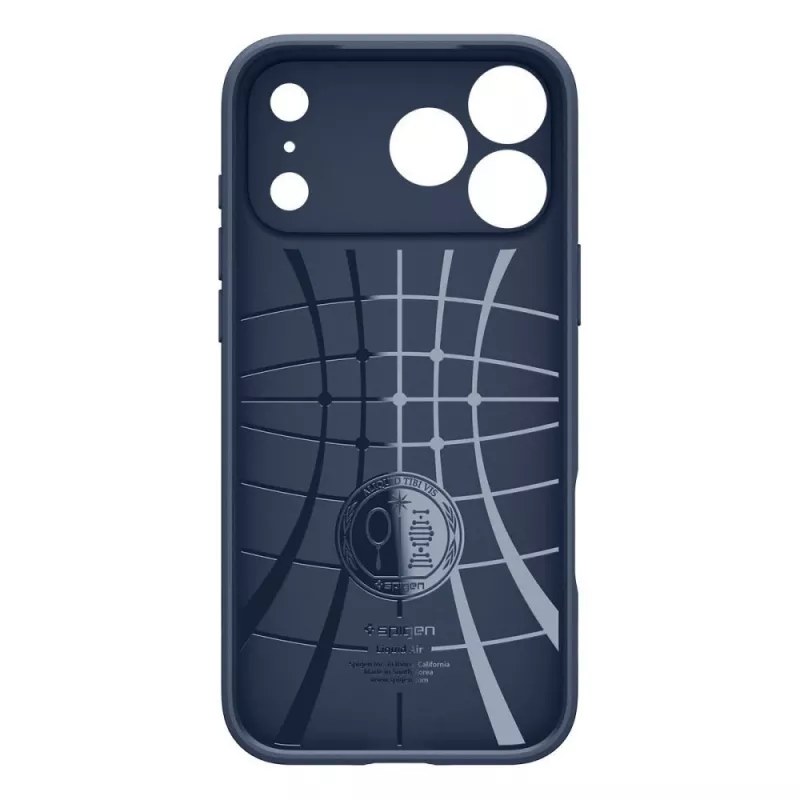 Spigen Liquid Air custodia per iPhone 18 Pro / 17 Pro – Navy Blue