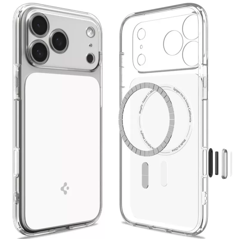 Spigen Ultra Hybrid T MagSafe custodia per iPhone 17 Pro / 18 Pro - Glossy White
