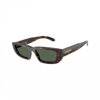 Arnette Occhiali da sole donna AN4357-122271 rettangolari, montatura grigio trasparente, lenti grigio scuro, 53/17/145 mm