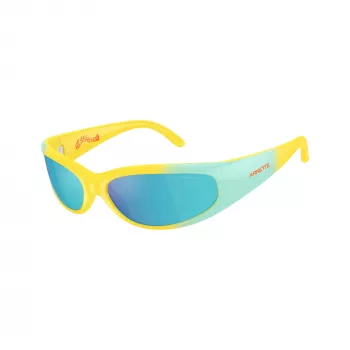 Arnette AN4302-30201U Occhiali da sole unisex rettangolari, montatura nero opaco, lenti grigio scuro, 62-16-125 mm