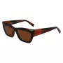 Longchamp LO763S-211 occhiali da sole donna, montatura Havana, lente marrone sfumata, 53mm
