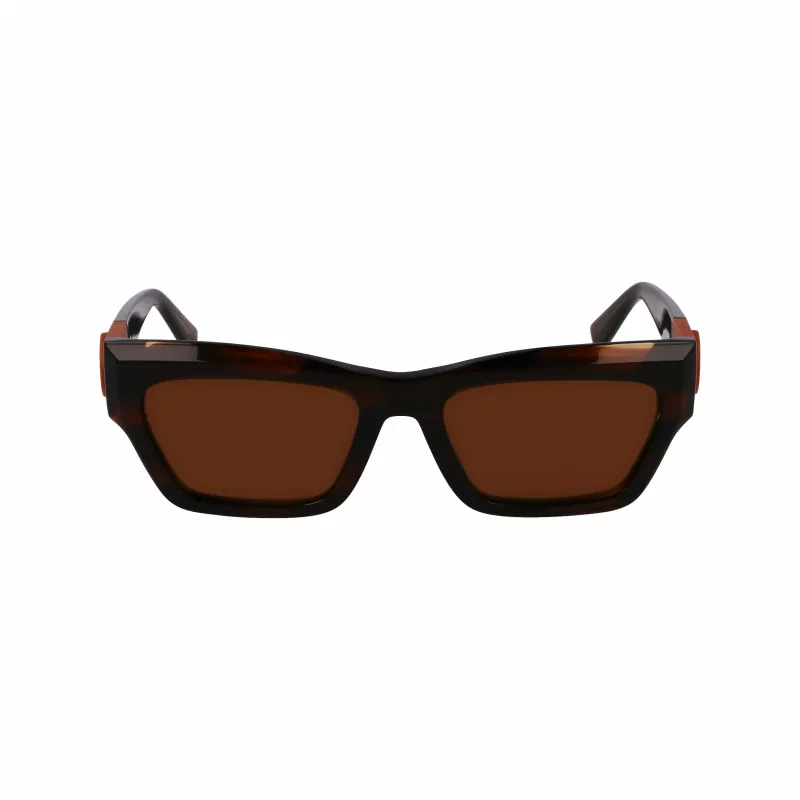 Longchamp LO763S-211 occhiali da sole donna, montatura Havana, lente marrone sfumata, 53mm