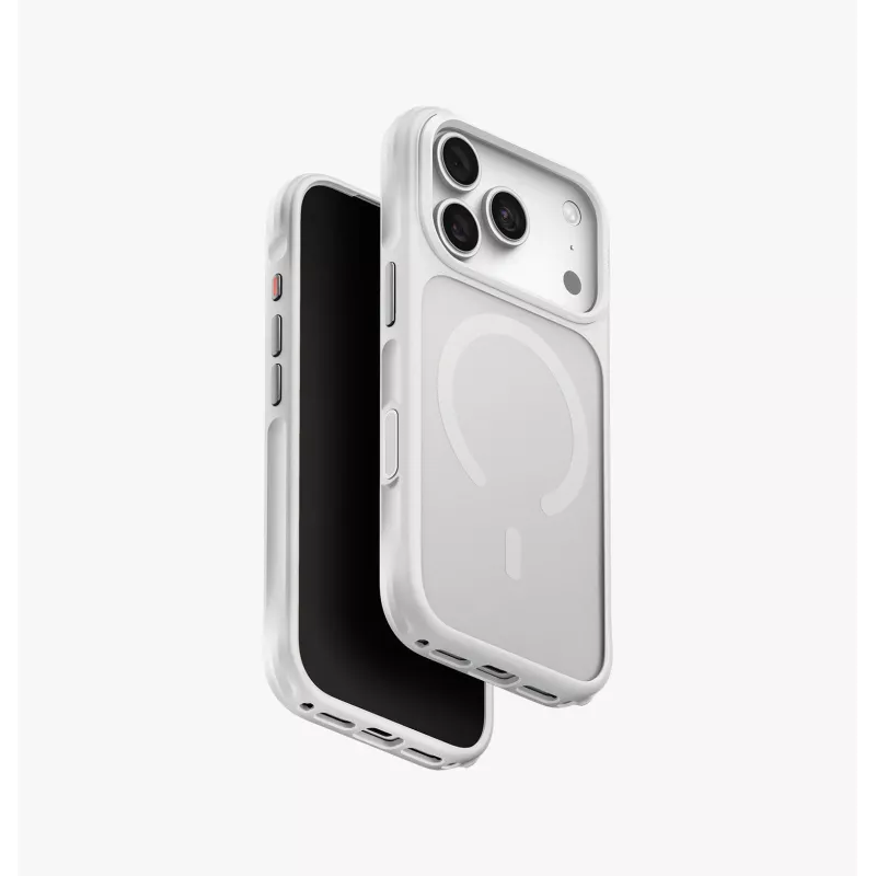 UNIQ Veren MagClick custodia di ricarica per iPhone 18 Pro / 17 Pro – bordeaux