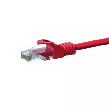 DSIT CAT 5e U/UTP cavo di rete, 0,25 m, rosso, CCA, RJ45 DC-C55-002