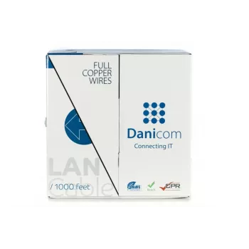 DSIT DANICOM CAT5E UTP 305m PVC (Fca) cavo in matassa DC-UTP5E-305-FCA