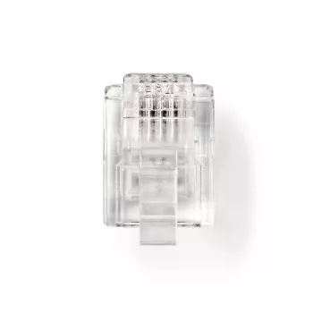DSIT connettore maschio telefonico RJ11 - 4 poli - 10 pezzi (DC-RJ11-10PCE)