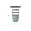 MEPAL Thermo Lunchpot Ellipse contenitore termico per alimenti Nordic Sage 700 ml 107658094700