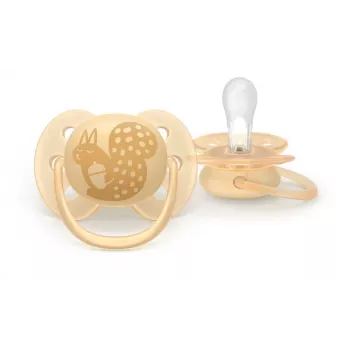 Philips Avent Ultra Soft DECO ciuccio 6-18 mesi, confezione da 2