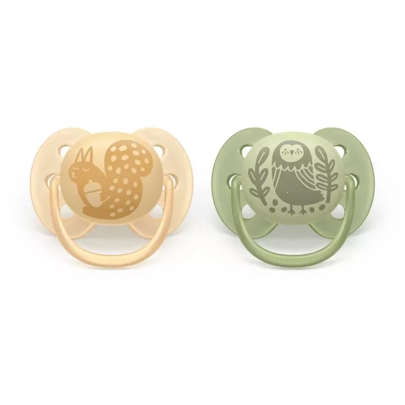 Philips Avent Ultra Soft DECO Ciuccio 6-18 mesi, confezione da 2
