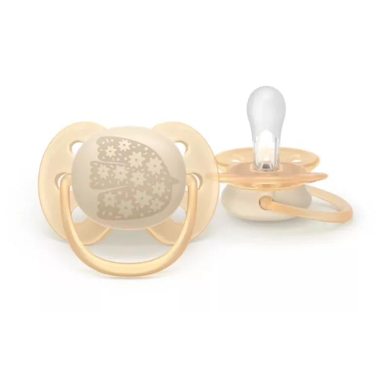 Philips Avent Ultra Soft DECO Ciuccio 0-6 mesi, confezione da 2