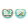 Philips Avent Ultra Air Night ciuccio 6-18 mesi, confezione da 2, maschio, luminoso al buio
