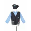 Souza! costume da poliziotto con cappello e accessori, età 4-7