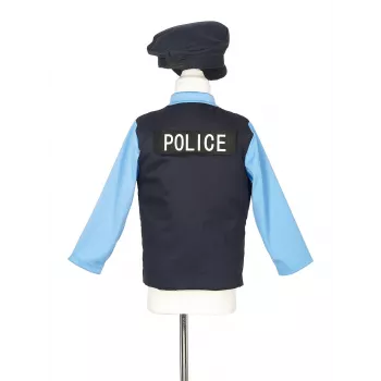 Souza! costume da poliziotto con cappello e accessori, età 4-7